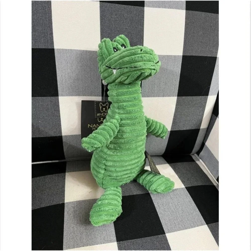 NWT Nandog Green Dinosaur Pet Toy